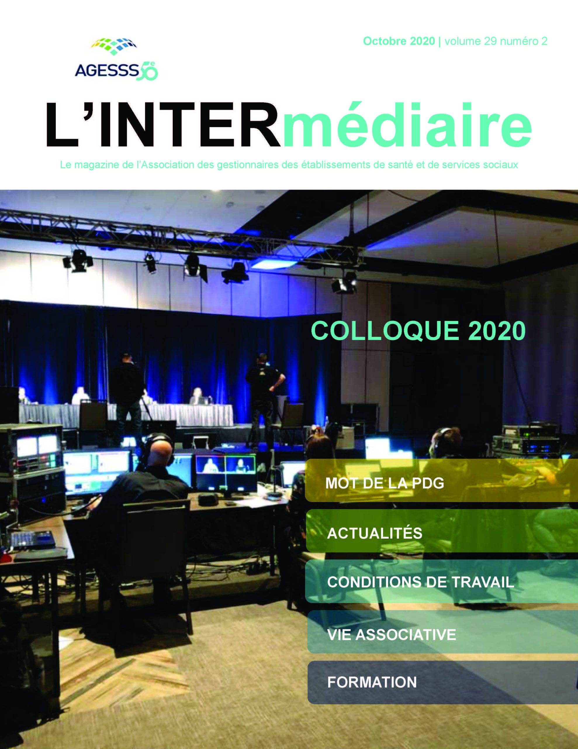 L’Intermédiaire – automne 2020