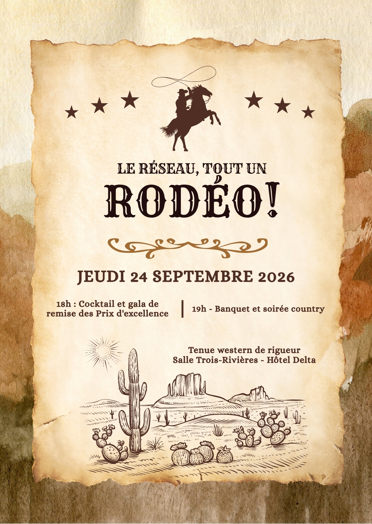 Soirée Gala Country Western — Colloque AGESSS 2026